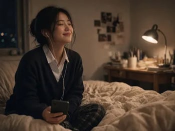 수능 끝난 딸, 이름이 불리는 노래를 듣는 순간