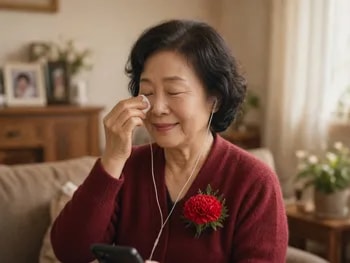 어버이날, 이름이 불리는 노래를 듣는 순간